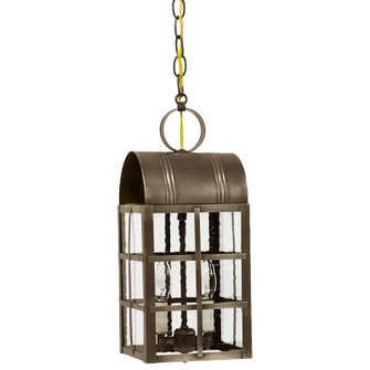 Adams Two Light Hanging Lantern in Dark Antique Brass (196|6142-DAB-LT2-CSG)