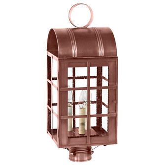 Adams Three Light Post Mount in Antique Copper (196|6153-AC-LT3-SMG)