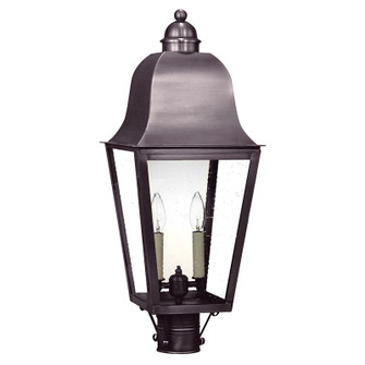 Imperial Two Light Post Mount in Dark Brass (196|6413-DB-LT2-CSG)