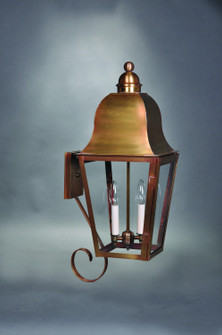 Imperial Two Light Wall Mount in Antique Brass (196|6416-AB-LT2-CLR)