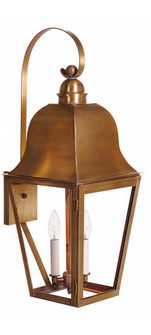 Imperial Two Light Wall Mount in Antique Brass (196|6417-AB-LT2-CLR)