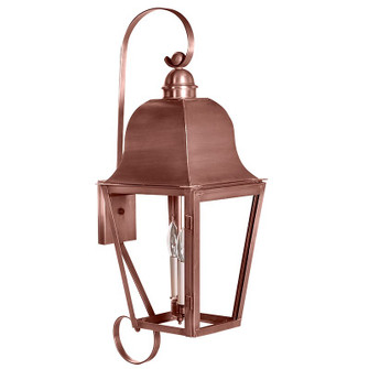 Imperial Two Light Wall Mount in Antique Copper (196|6418-AC-LT2-CLR)