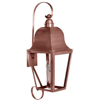 Imperial Two Light Wall Mount in Antique Copper (196|6418-AC-LT2-CSG)