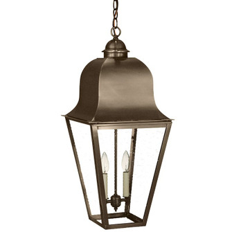 Imperial Two Light Hanging Lantern in Dark Antique Brass (196|6422-DAB-LT2-CSG)