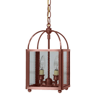 Foyer Two Light Hanging Lantern in Antique Copper (196|6812-AC-LT2-CSG)