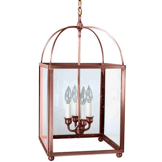Foyer Four Light Hanging Lantern in Antique Copper (196|6832-AC-LT4-SMG)