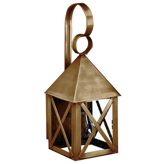 York One Light Wall Mount in Antique Brass (196|7011-AB-MED-SMG)