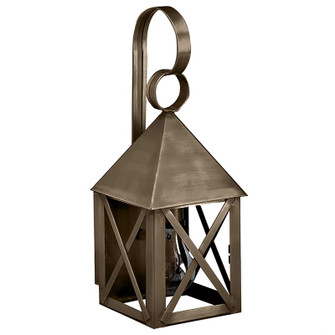 York One Light Wall Mount in Dark Antique Brass (196|7011-DAB-MED-CLR)