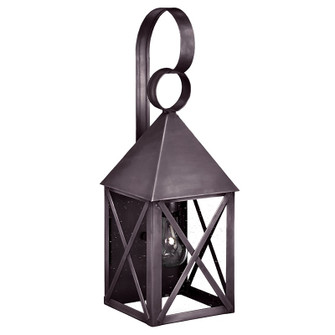 York One Light Wall Mount in Dark Brass (196|7031-DB-MED-CSG)