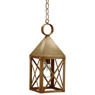 York One Light Hanging Lantern in Antique Brass (196|7032-AB-MED-SMG)