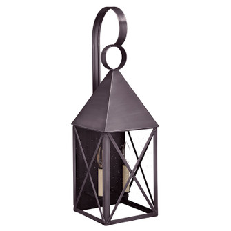 York Two Light Wall Mount in Dark Brass (196|7051-DB-LT2-CSG)