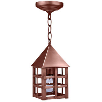 York One Light Hanging Lantern in Antique Copper (196|7112-AC-MED-SMG)