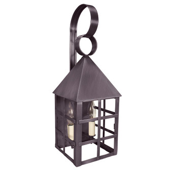 York Two Light Wall Mount in Dark Brass (196|7131-DB-LT2-CLR)