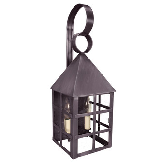 York Two Light Wall Mount in Dark Brass (196|7131-DB-LT2-CSG)