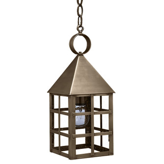 York One Light Hanging Lantern in Dark Antique Brass (196|7132-DAB-MED-SMG)