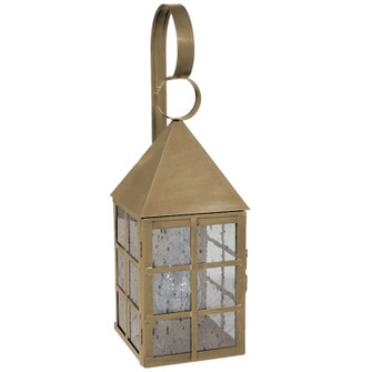 York One Light Wall Mount in Antique Brass (196|7141-AB-CIM-CSG)