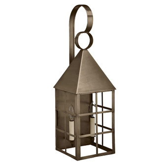 York Two Light Wall Mount in Dark Antique Brass (196|7141-DAB-LT2-CLR)