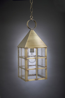 York One Light Hanging Lantern in Antique Brass (196|7142-AB-MED-SMG)