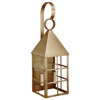 York Two Light Wall Mount in Antique Brass (196|7151-AB-LT2-CLR)