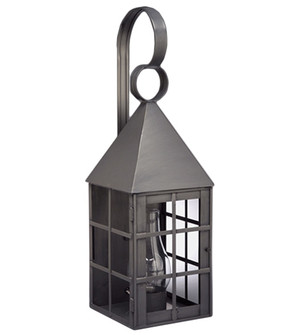 York One Light Wall Mount in Dark Brass (196|7151-DB-CIM-CLR)