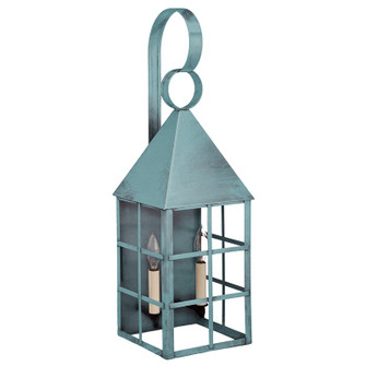 York Two Light Wall Mount in Verdi Gris (196|7151-VG-LT2-CLR)