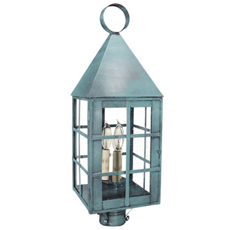 York Three Light Post Mount in Verdi Gris (196|7153-VG-LT3-SMG)