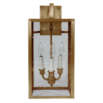 Midtown Three Light Wall Mount in Antique Brass (196|7527-AB-LT3-SMG)