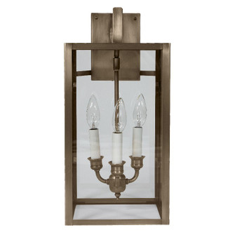 Midtown Three Light Wall Mount in Dark Antique Brass (196|7527-DAB-LT3-CLR)