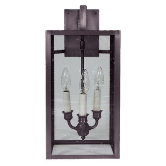 Midtown Three Light Wall Mount in Dark Brass (196|7527-DB-LT3-CSG)