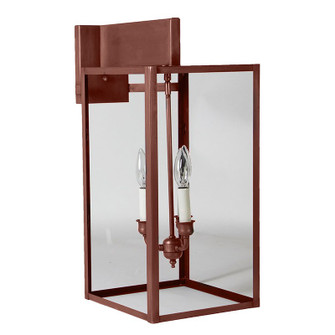Midtown Three Light Wall Mount in Antique Copper (196|7537-AC-LT3-CLR)