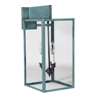 Midtown Three Light Wall Mount in Verdi Gris (196|7537-VG-LT3-CLR)