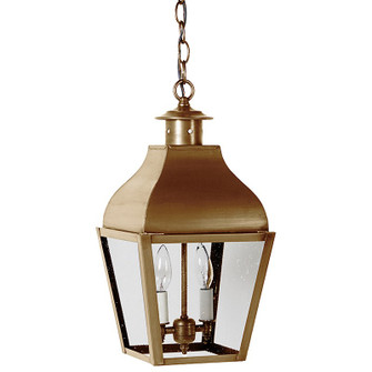 Stanfield Two Light Hanging Lantern in Antique Brass (196|7632-AB-LT2-SMG)