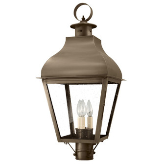 Stanfield Three Light Post Mount in Dark Antique Brass (196|7643-DAB-LT3-CSG)
