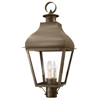 Stanfield Three Light Post Mount in Dark Antique Brass (196|7643-DAB-LT3-SMG)