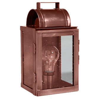 Livery One Light Wall Mount in Antique Copper (196|8011-AC-MED-CSG)
