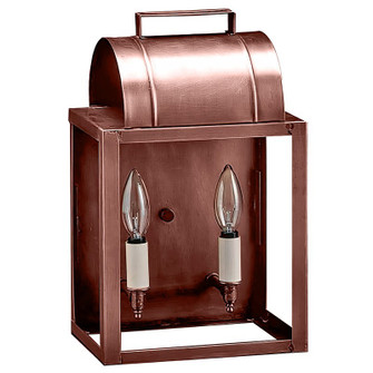 Livery Two Light Wall Mount in Antique Copper (196|8021-AC-LT2-CLR)