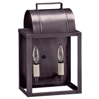 Livery Two Light Wall Mount in Dark Brass (196|8021-DB-LT2-CLR)
