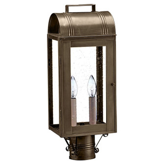 Livery Two Light Post Mount in Dark Antique Brass (196|8033-DAB-LT2-CSG)
