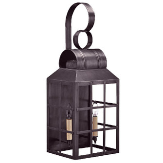 Lynn Two Light Wall Mount in Dark Brass (196|8141-DB-LT2-CLR)