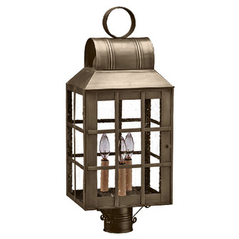 Lynn Three Light Post Mount in Dark Antique Brass (196|8143-DAB-LT3-SMG)