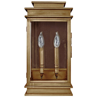Empire Two Light Wall Mount in Antique Brass (196|8831-AB-LT2-CLR-PM)