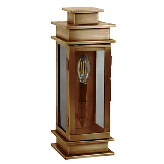 Empire One Light Wall Mount in Antique Brass (196|8911-AB-LT1-CLR)