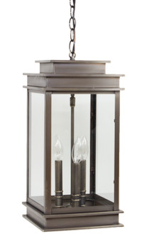 Empire Three Light Hanging Lantern in Dark Antique Brass (196|8932-DAB-LT3-CLR)