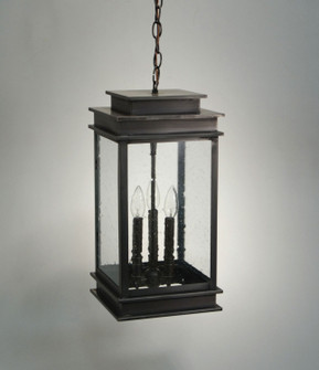 Empire Three Light Hanging Lantern in Dark Brass (196|8932-DB-LT3-CSG)
