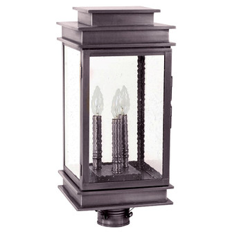 Empire Three Light Post Mount in Dark Brass (196|8933-DB-LT3-SMG)