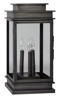 Empire Three Light Pier Mount in Dark Brass (196|8933P-DB-LT3-CLR)