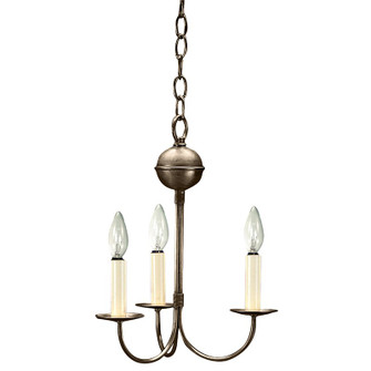 Chandelier Three Light Hanging Lantern in Dark Antique Brass (196|903-DAB-LT3)
