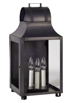 Livery Three Light Wall Mount in Dark Brass (196|9051-DB-LT3-CLR)