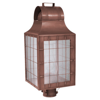Livery One Light Post Mount in Antique Copper (196|9253-AC-CIM-SMG)