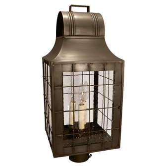 Livery Three Light Post Mount in Dark Antique Brass (196|9253-DAB-LT3-SMG)